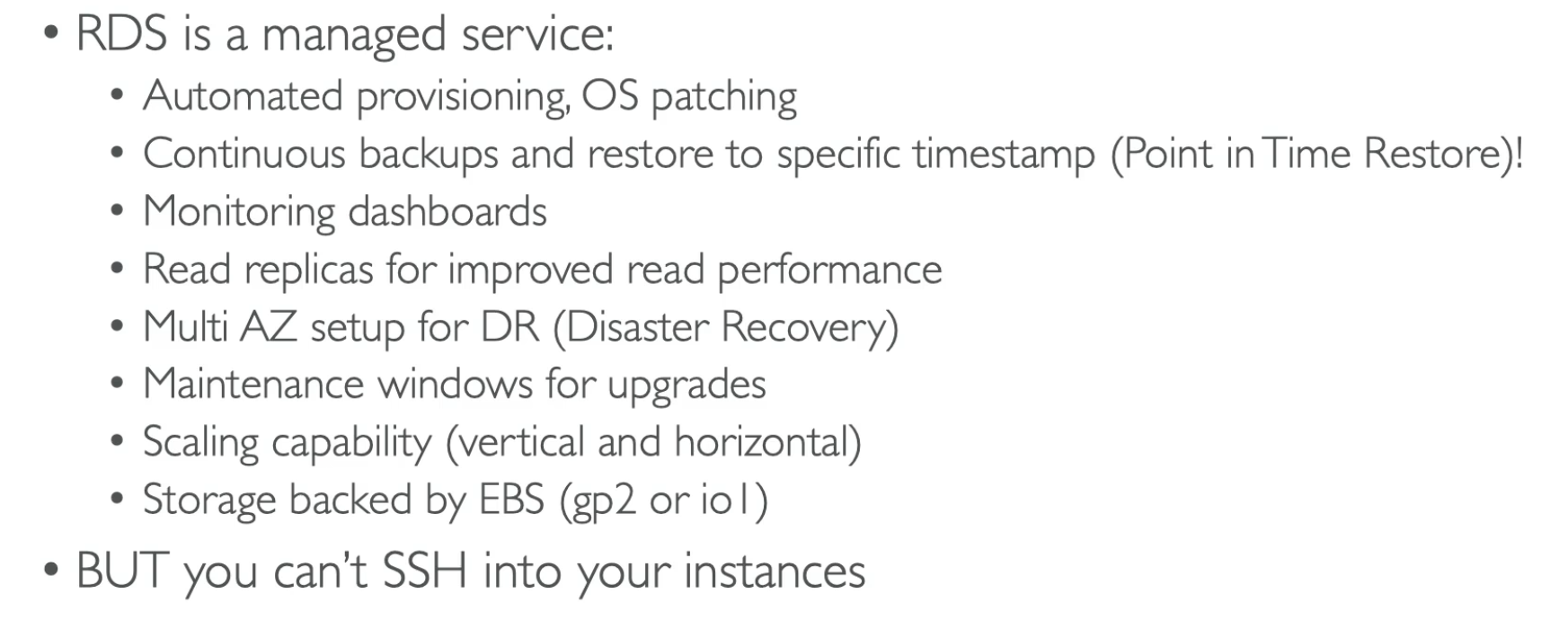 RDS vs EC2