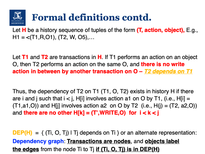 Dependency Definition Cont.